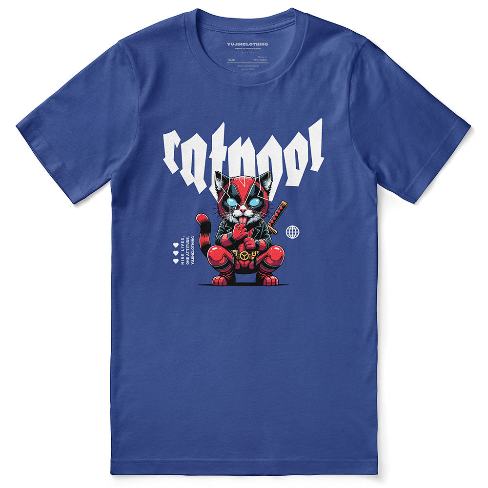 Catpool Rock T-Shirt | Yūjin Japanese Anime Streetwear Clothing