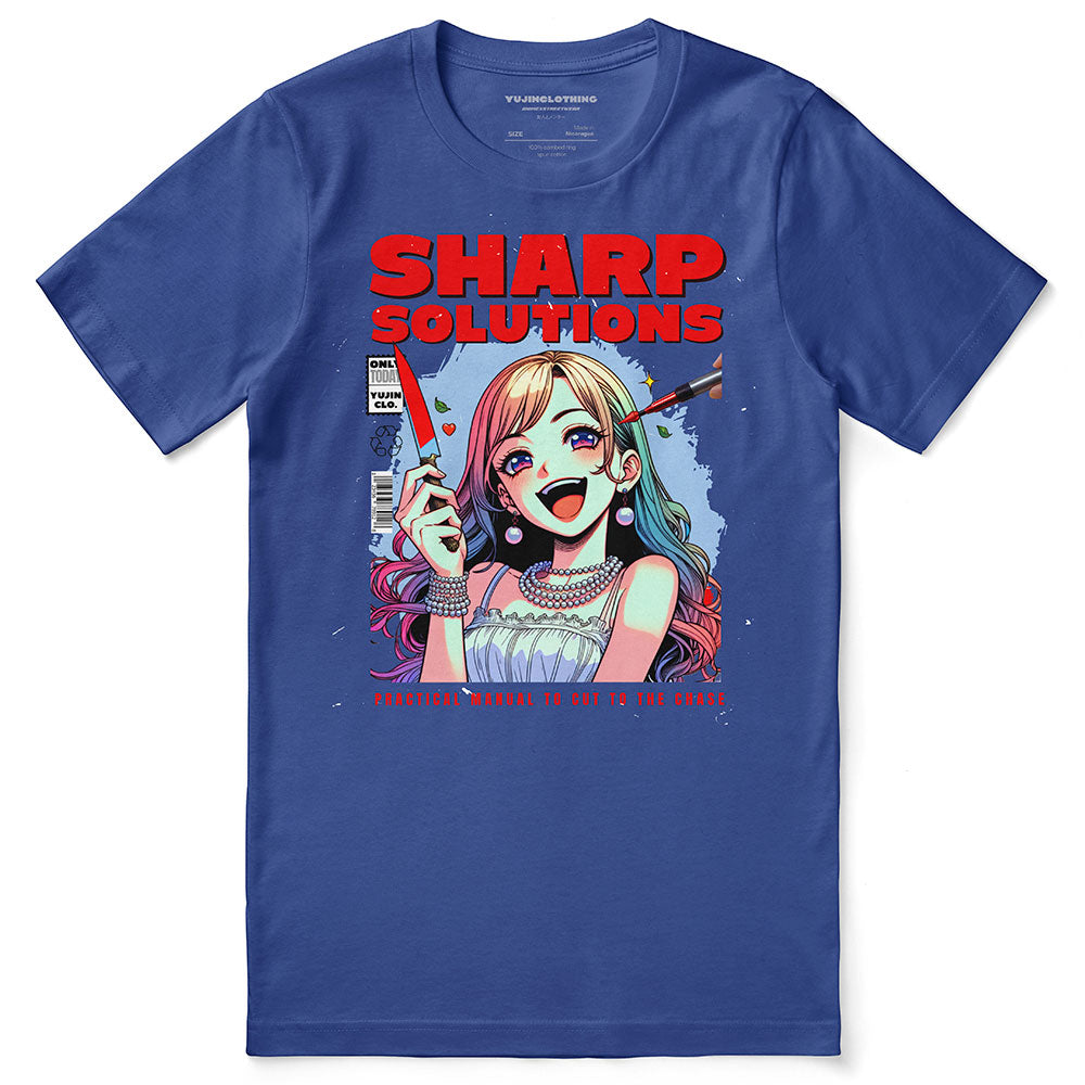 Sharp Solutions T-Shirt | Yūjin Japanese Anime Streetwear Clothing