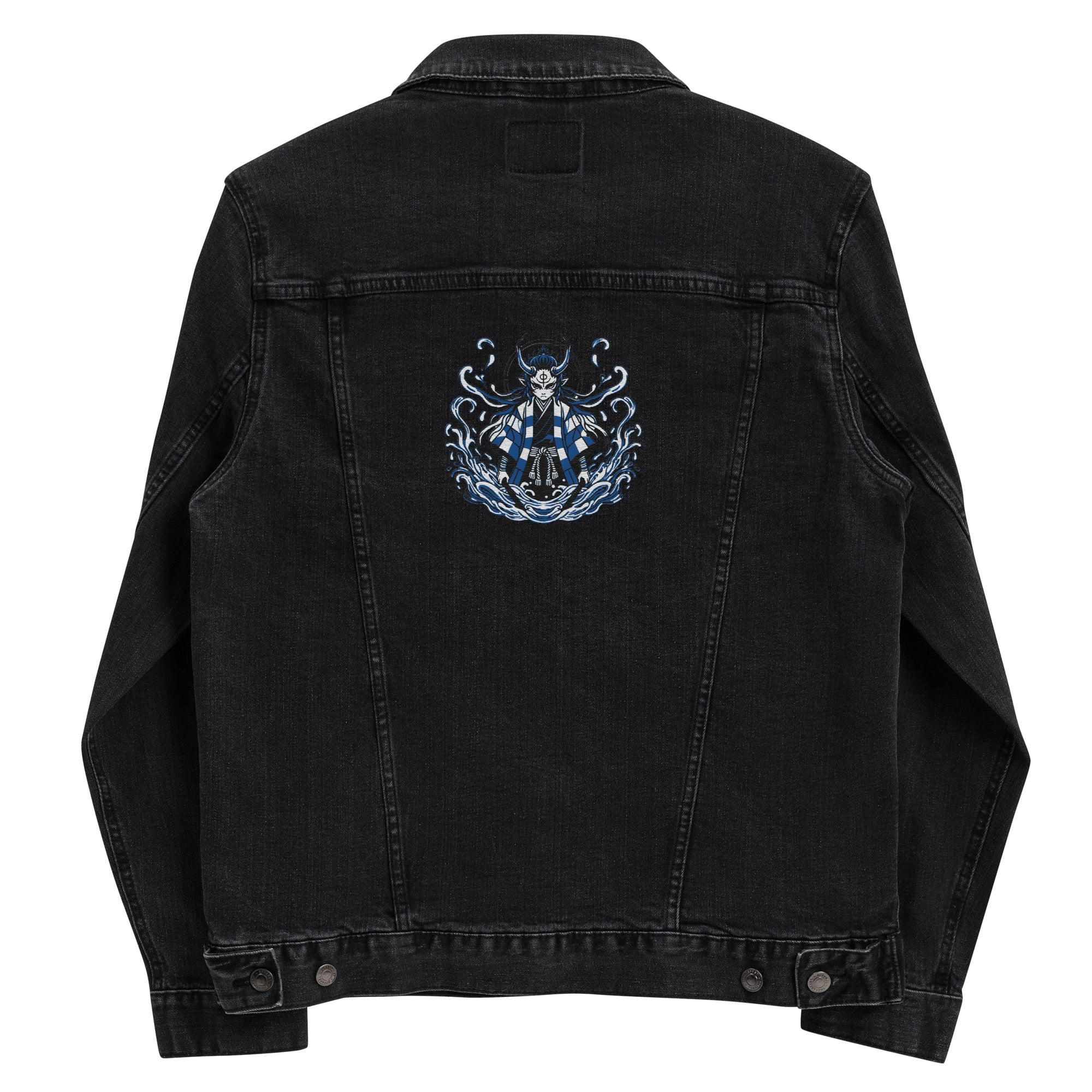 Water God Denim Jacket | Yūjin Japanese Anime Streetwear Clothing