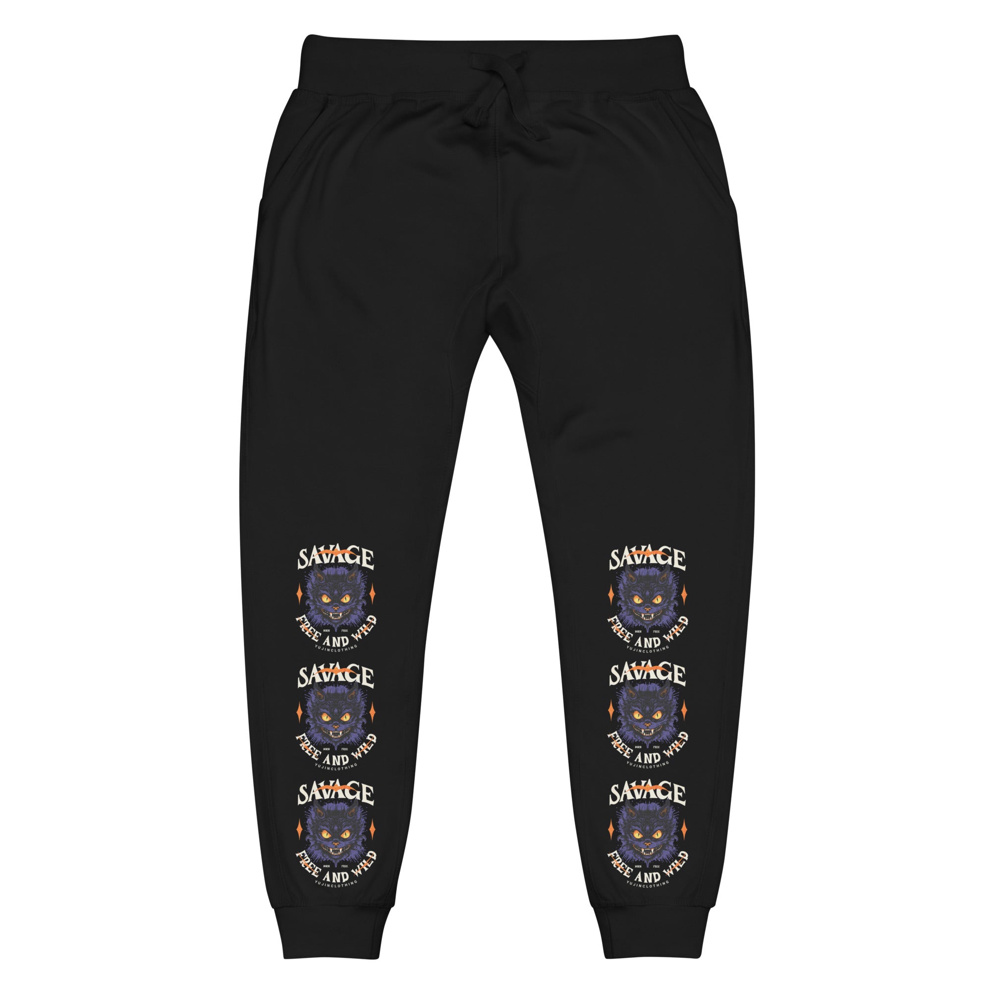 Born Free Cat Sweatpants | Yūjin Japanese Anime Streetwear Clothing