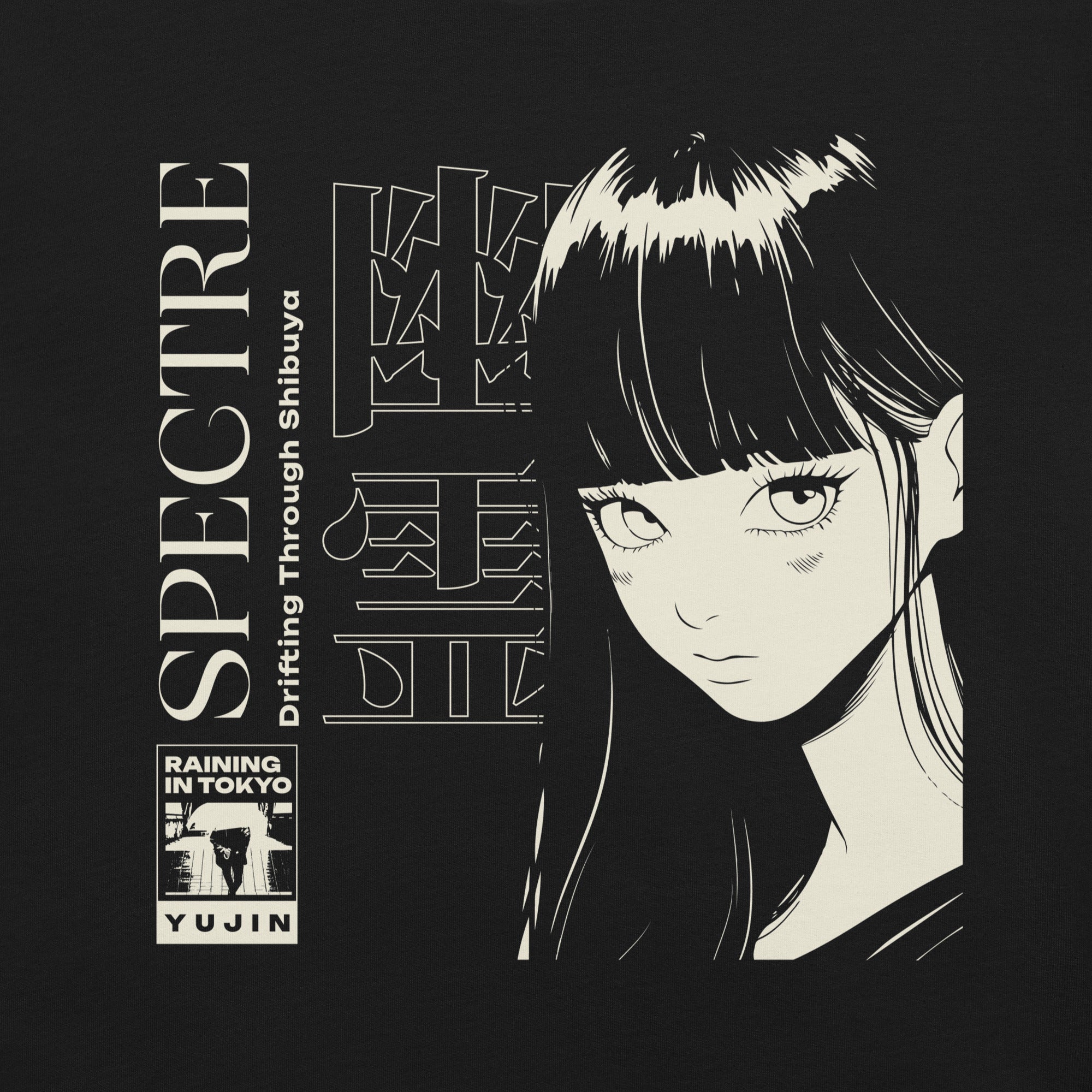 Spectre Anime Girl T-Shirt | Yūjin Japanese Anime Streetwear Clothing