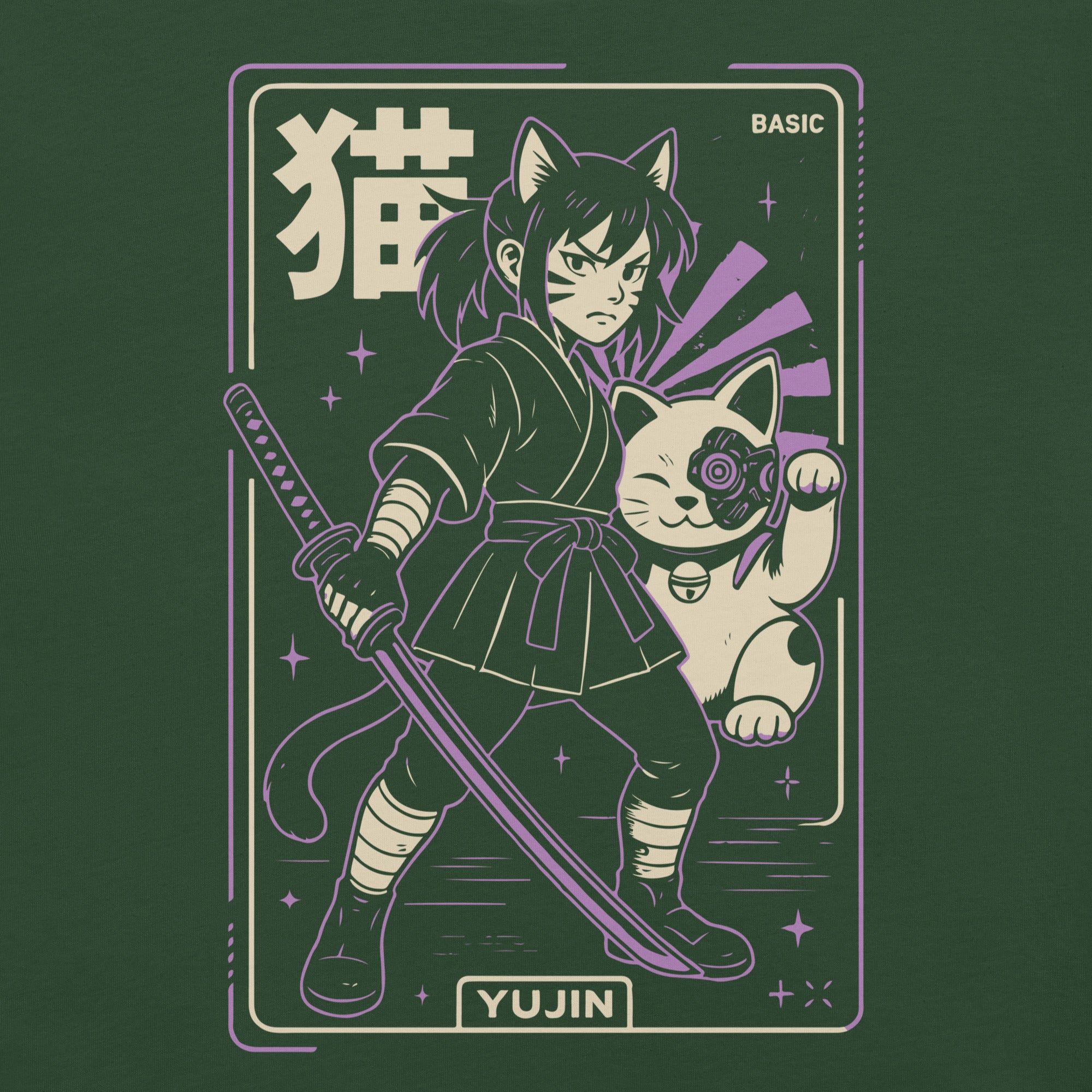 Lucky Strike Cyberpunk T-Shirt | Yūjin Japanese Anime Streetwear Clothing