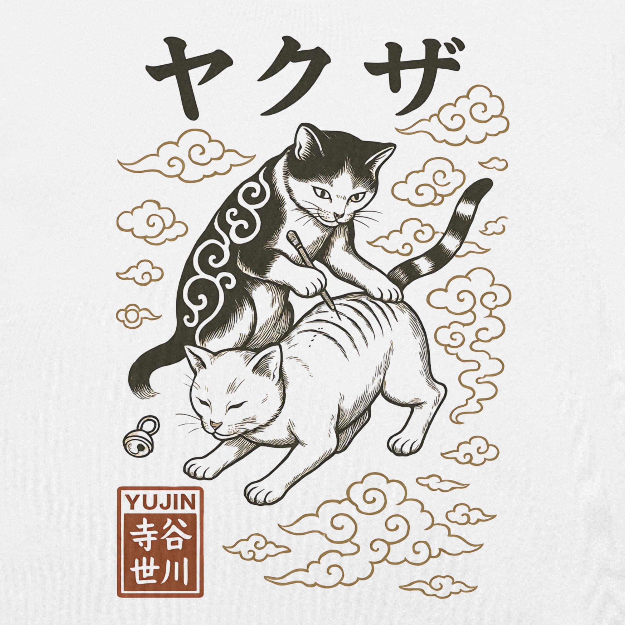 Tattoo Cat T-Shirt | Yūjin Japanese Anime Streetwear Clothing
