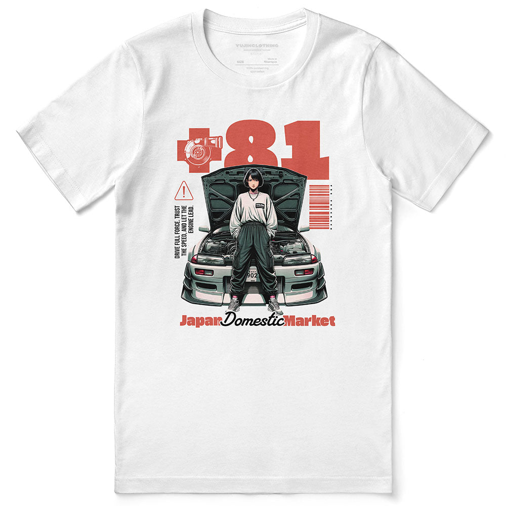 Trust The Speed Car T-Shirt | Yūjin Japanese Anime Streetwear Clothing