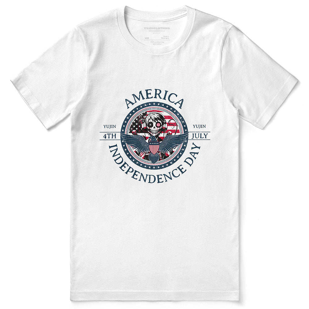 Independence Day 4th July Dark T-Shirt | Yūjin Japanese Anime Streetwear Clothing