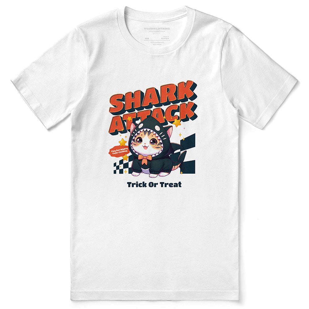 Shark Attack T-Shirt | Yūjin Japanese Anime Streetwear Clothing