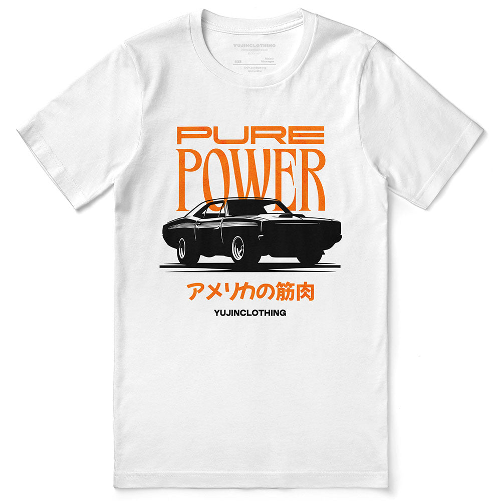 Pure Power Car T-Shirt | Yūjin Japanese Anime Streetwear Clothing