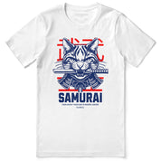 Samurai Cat T-Shirt | Yūjin Japanese Anime Streetwear Clothing