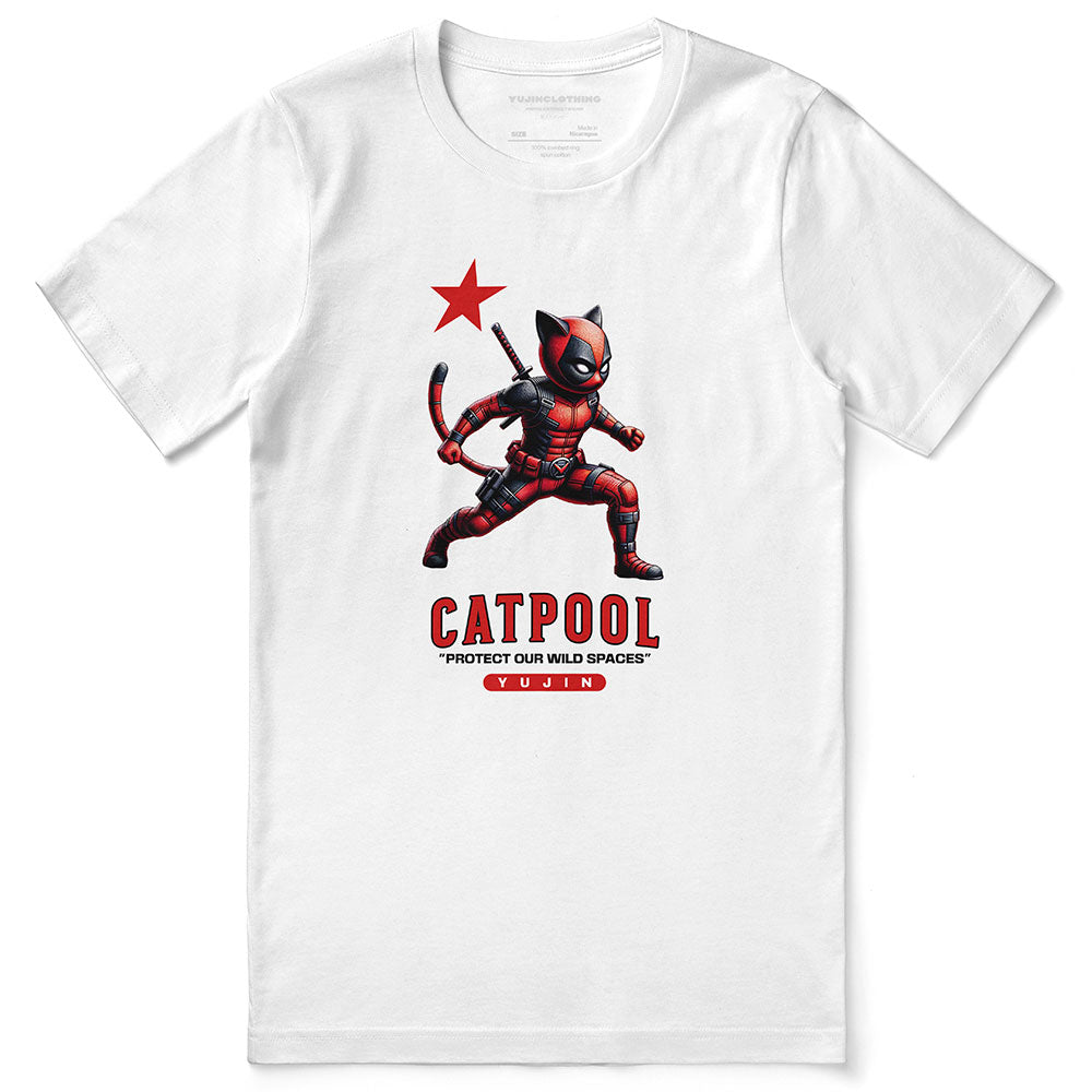 Catpool Cat T-Shirt | Yūjin Japanese Anime Streetwear Clothing