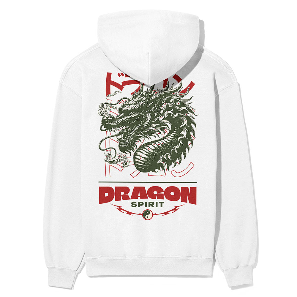 Fearless Dragon Hoodie | Yūjin Japanese Anime Streetwear Clothing