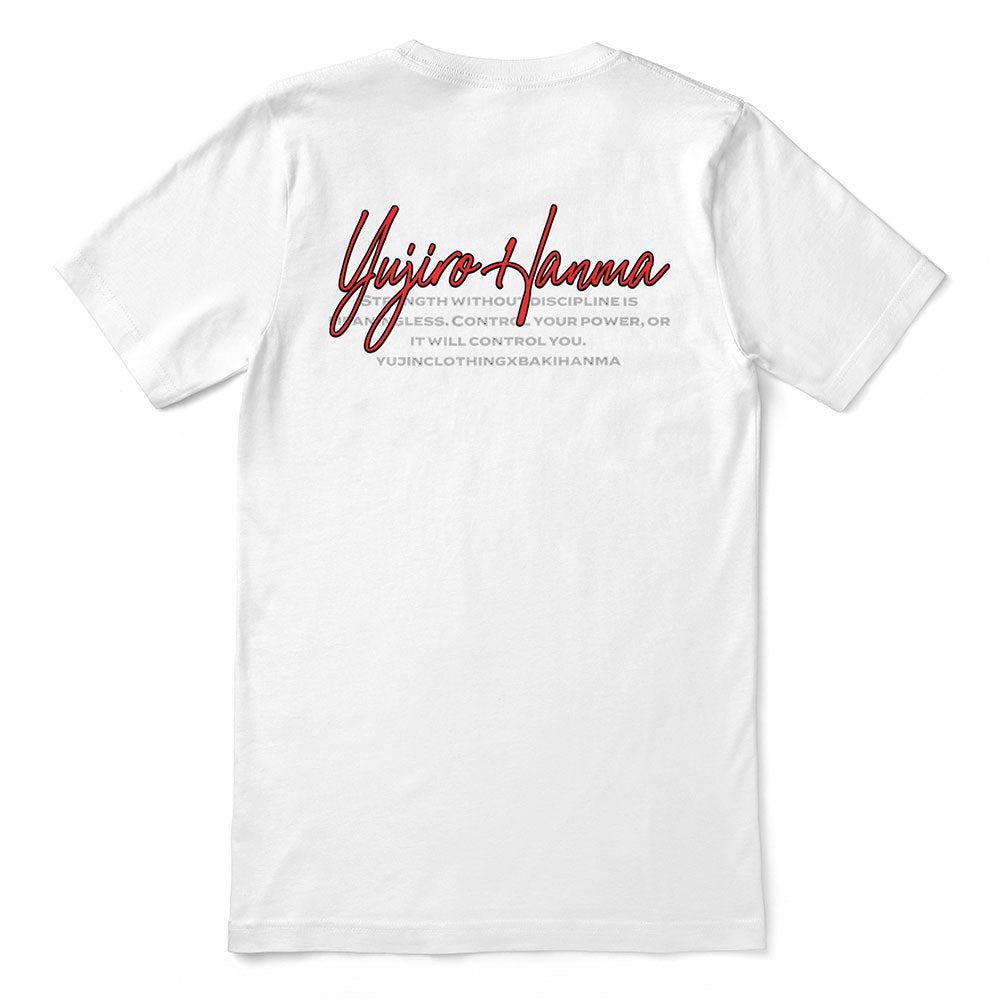 Yujiro Hanma Control Your Power T-Shirt | Yūjin Japanese Anime Streetwear Clothing