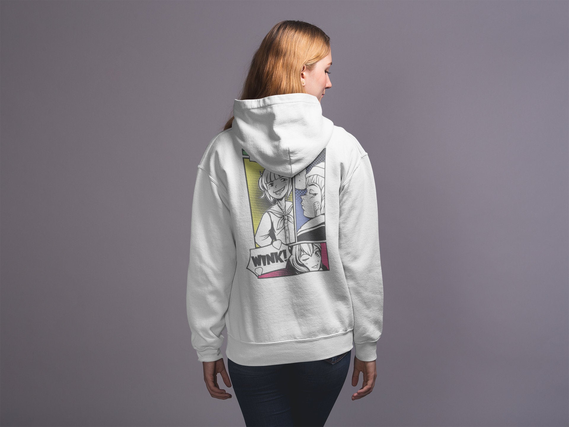 Wink! Hoodie | Yūjin Japanese Anime Streetwear Clothing