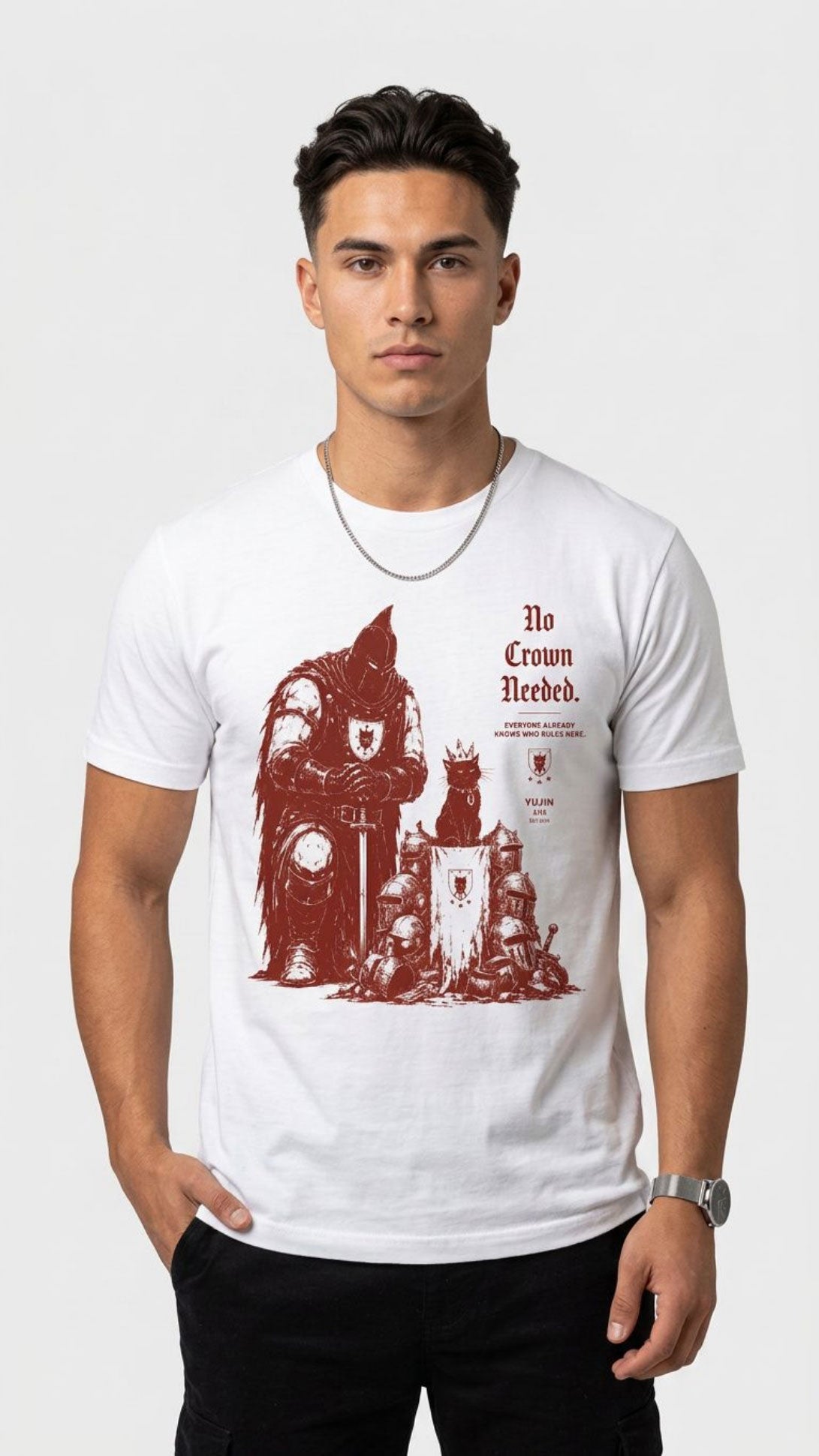 No Crown Needed Cat T-Shirt