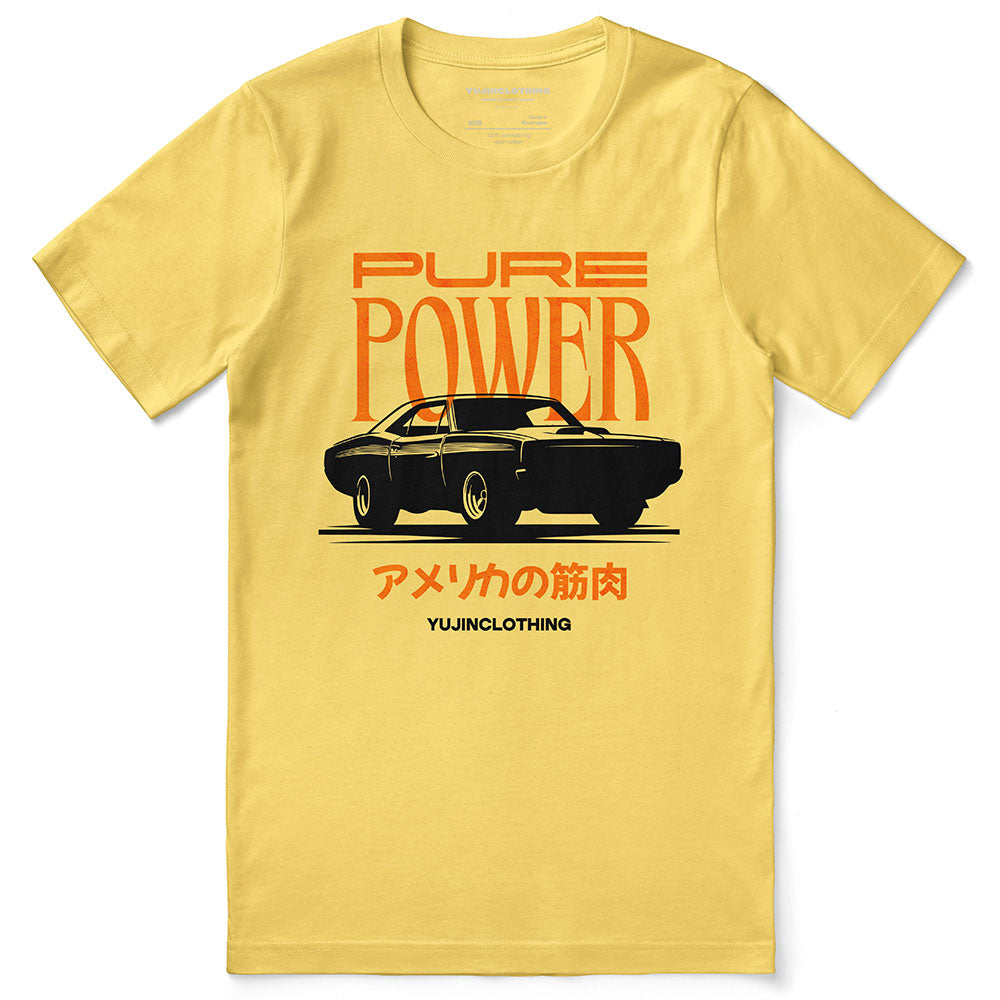 Pure Power Car T-Shirt | Yūjin Japanese Anime Streetwear Clothing