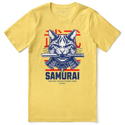 Samurai Cat T-Shirt | Yūjin Japanese Anime Streetwear Clothing