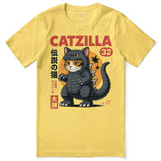 Catzilla Monster Cat T-Shirt | Yūjin Japanese Anime Streetwear Clothing