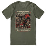 Yet I Inch Forward Cat T-Shirt