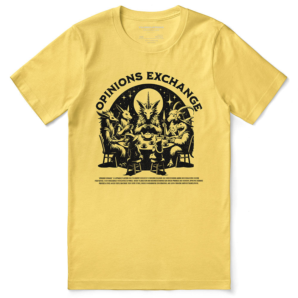 Opinions Exchange T-Shirt | Yūjin Japanese Anime Streetwear Clothing