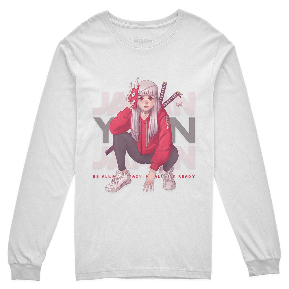 Be Ready Long Sleeve T-Shirt | Yūjin Japanese Anime Streetwear Clothing
