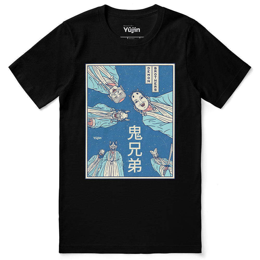 Demon Brothers T-Shirt | Yūjin Japanese Anime Streetwear Clothing