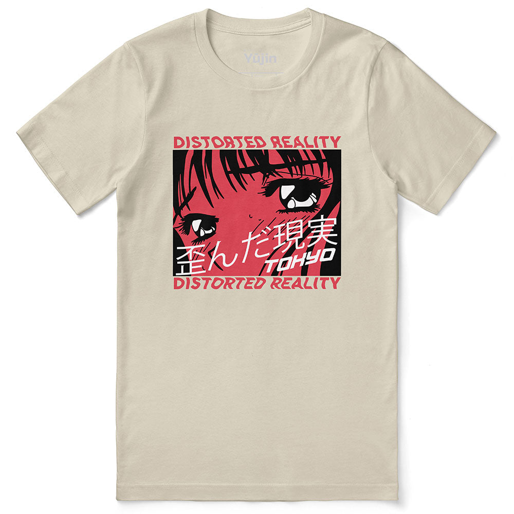 Distorted Reality T-Shirt | Yūjin Japanese Anime Streetwear Clothing