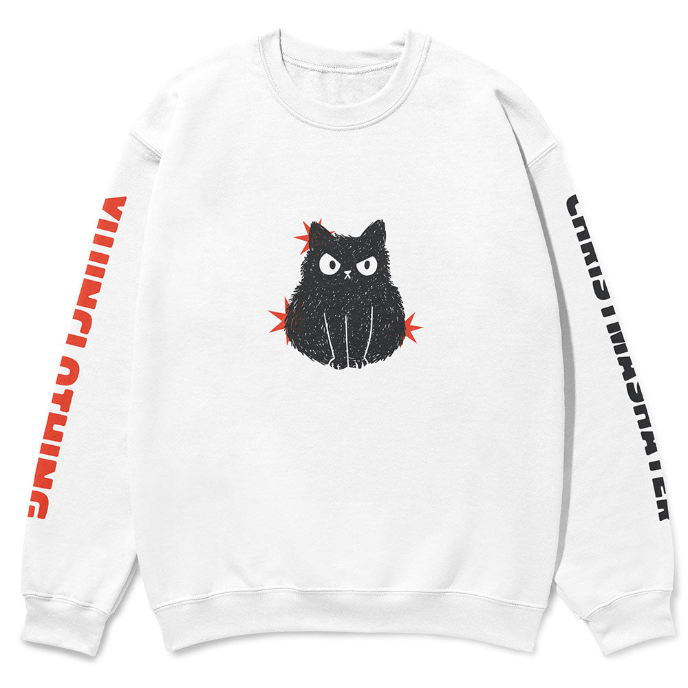 Christmas Hater Cat Sweatshirt | Yūjin Japanese Anime Streetwear Clothing