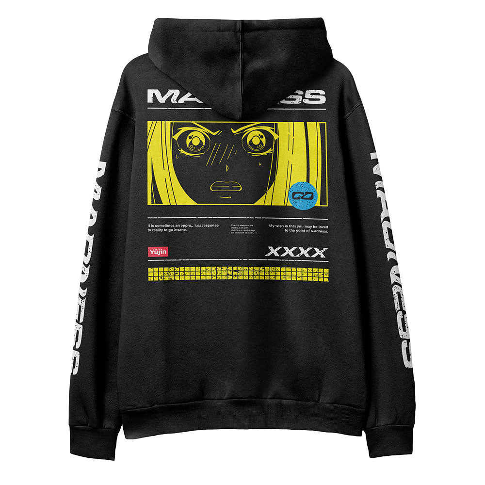 Madness Hoodie | Yūjin Japanese Anime Streetwear Clothing
