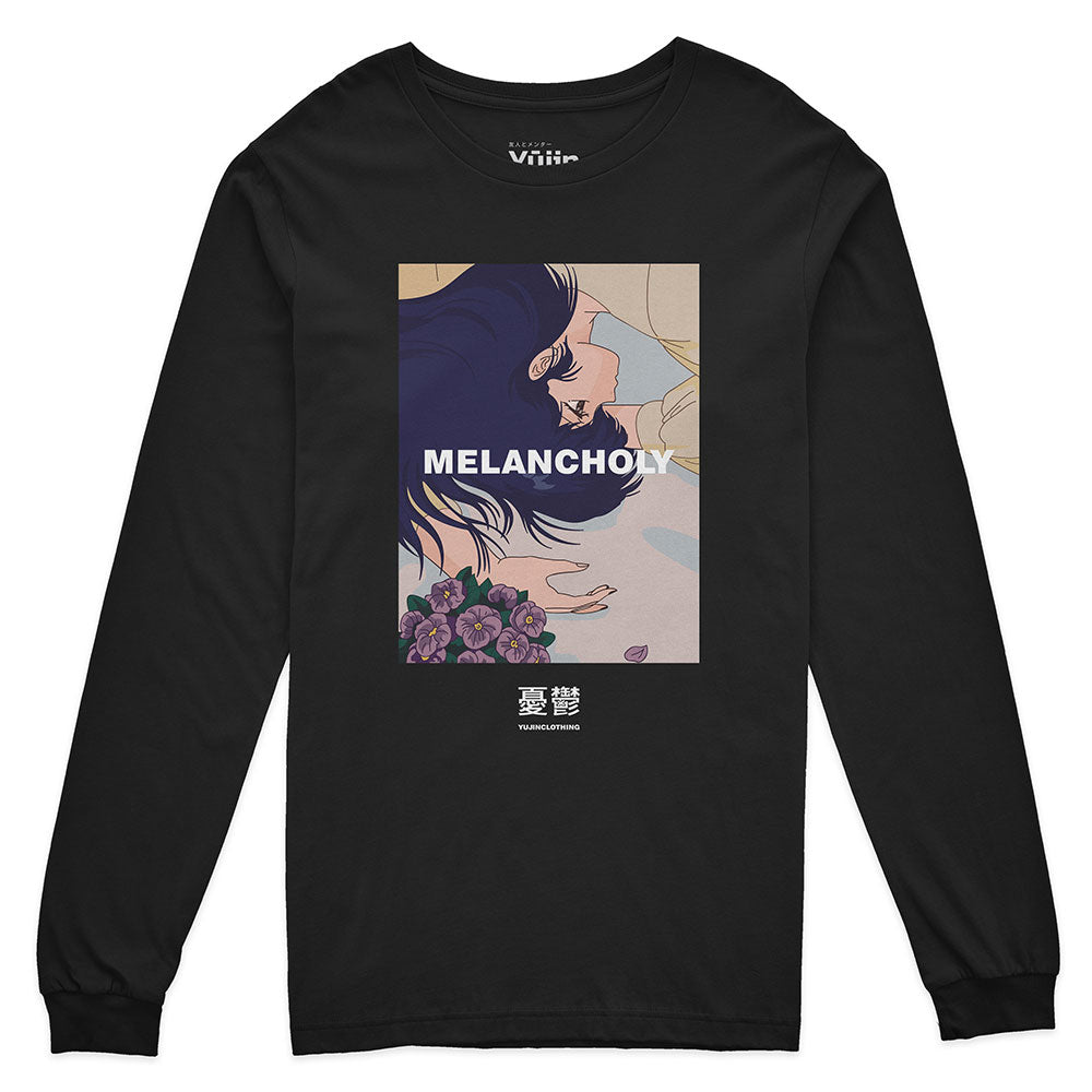 Melancholy Long Sleeve T-Shirt | Yūjin Japanese Anime Streetwear Clothing