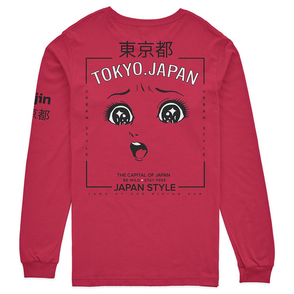 Japan Style Long Sleeve T-Shirt | Yūjin Japanese Anime Streetwear Clothing