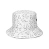 Black and White Reversible Bucket Hat | Yūjin Japanese Anime Streetwear Clothing