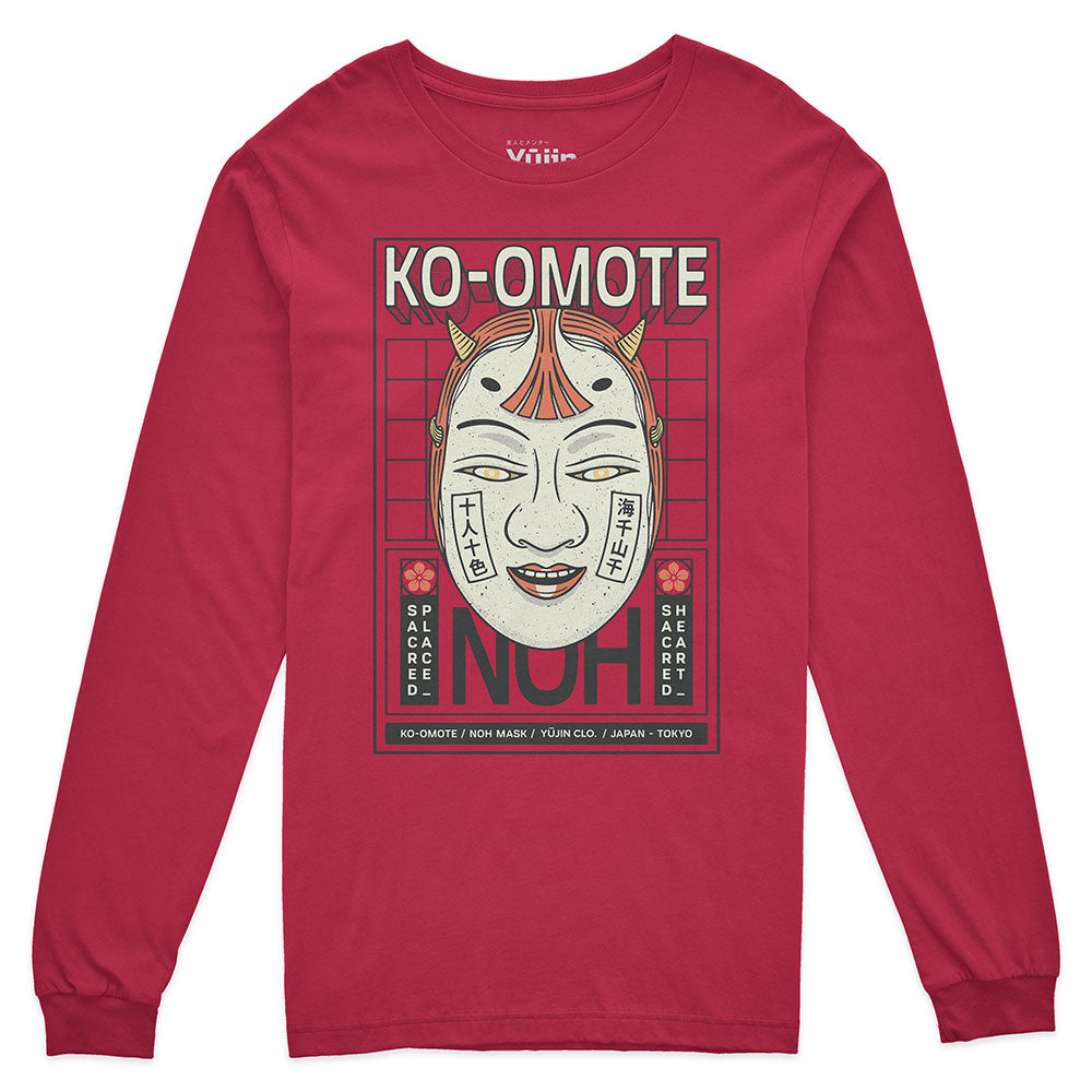 Ko-Omote Long Sleeve T-Shirt | Yūjin Japanese Anime Streetwear Clothing
