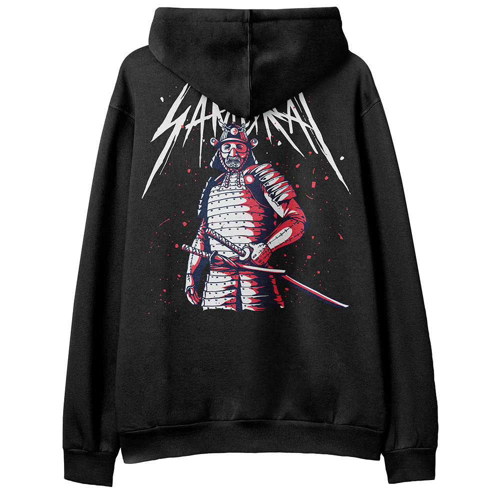 Samurai Hoodie | Yūjin Japanese Anime Streetwear Clothing