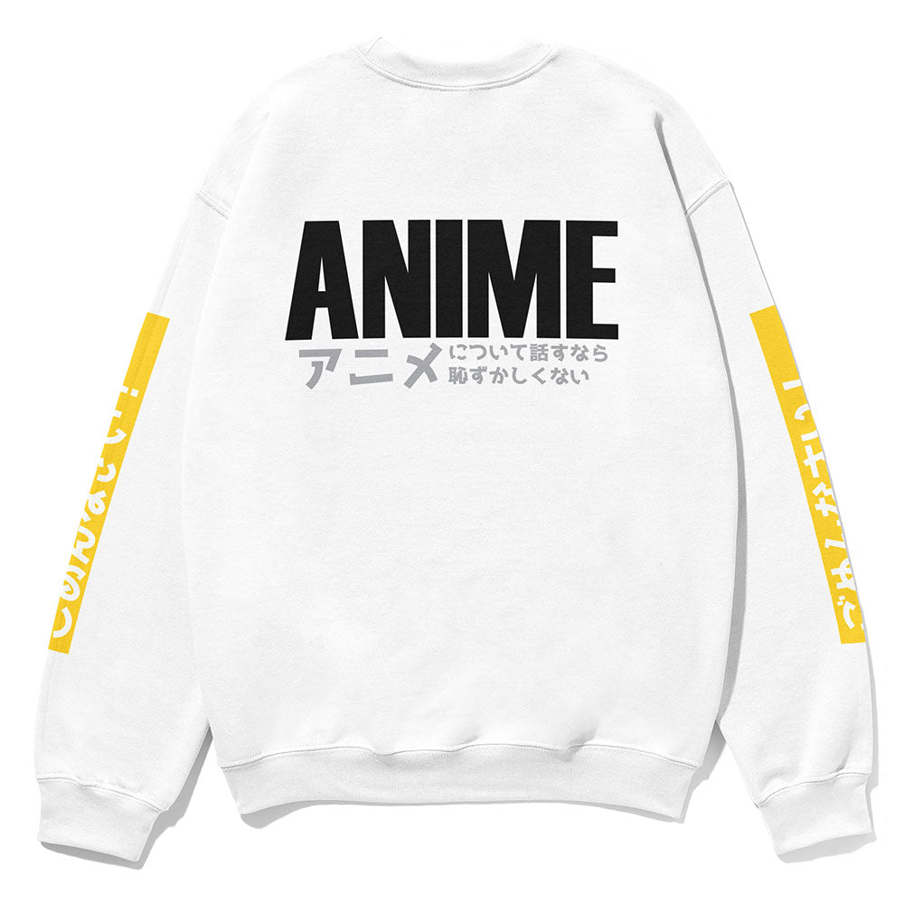 Sweat-shirt de conversation d'anime