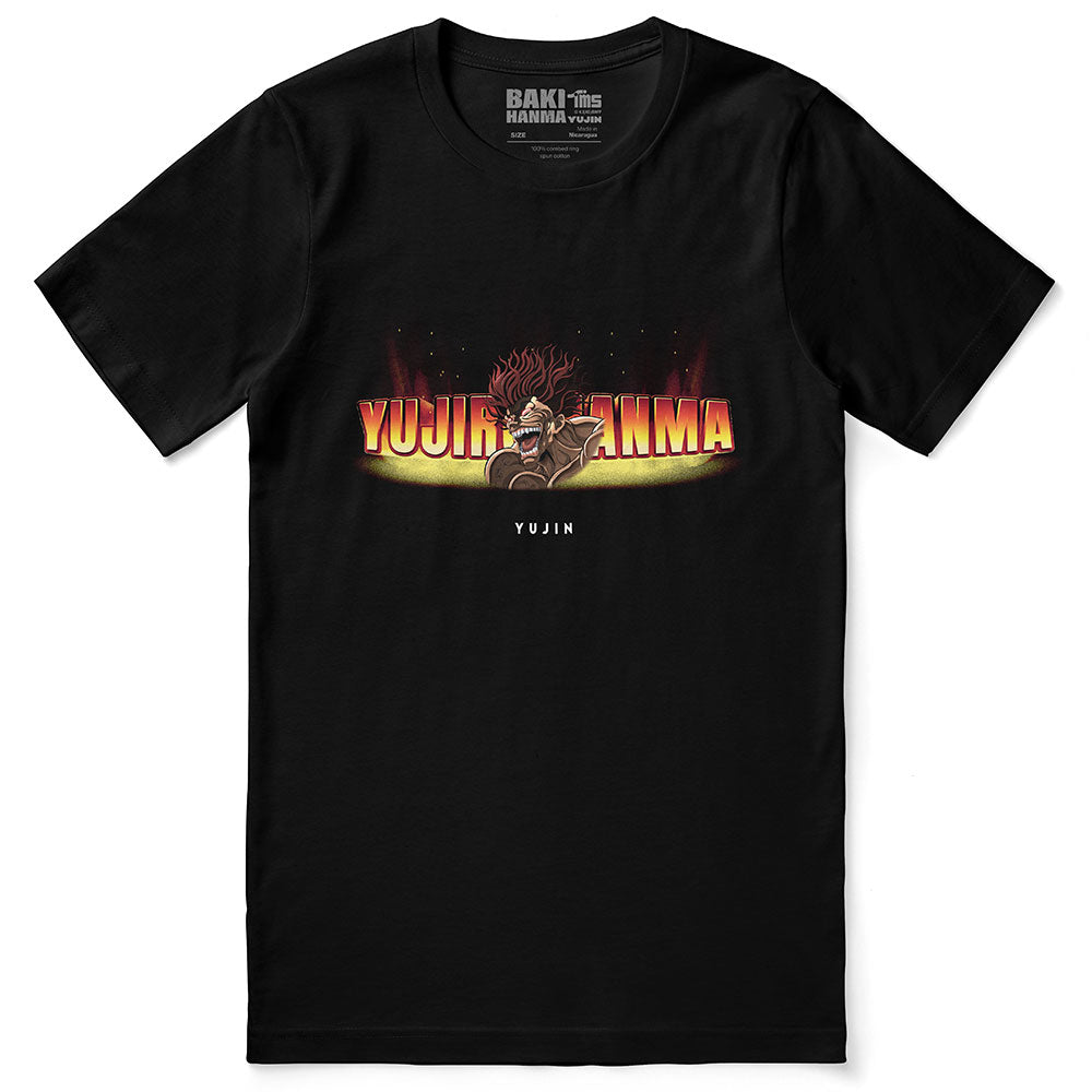 Baki Hanma Yujiro Hanma Flames T-Shirt | Yūjin Japanese Anime Streetwear Clothing
