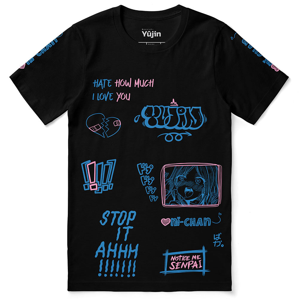 Notice Me T-Shirt | Yūjin Japanese Anime Streetwear Clothing