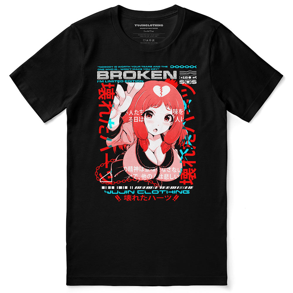 Heartbreak T-Shirt  Yūjin Japanese Anime Streetwear Clothing – Yūjin  Clothing