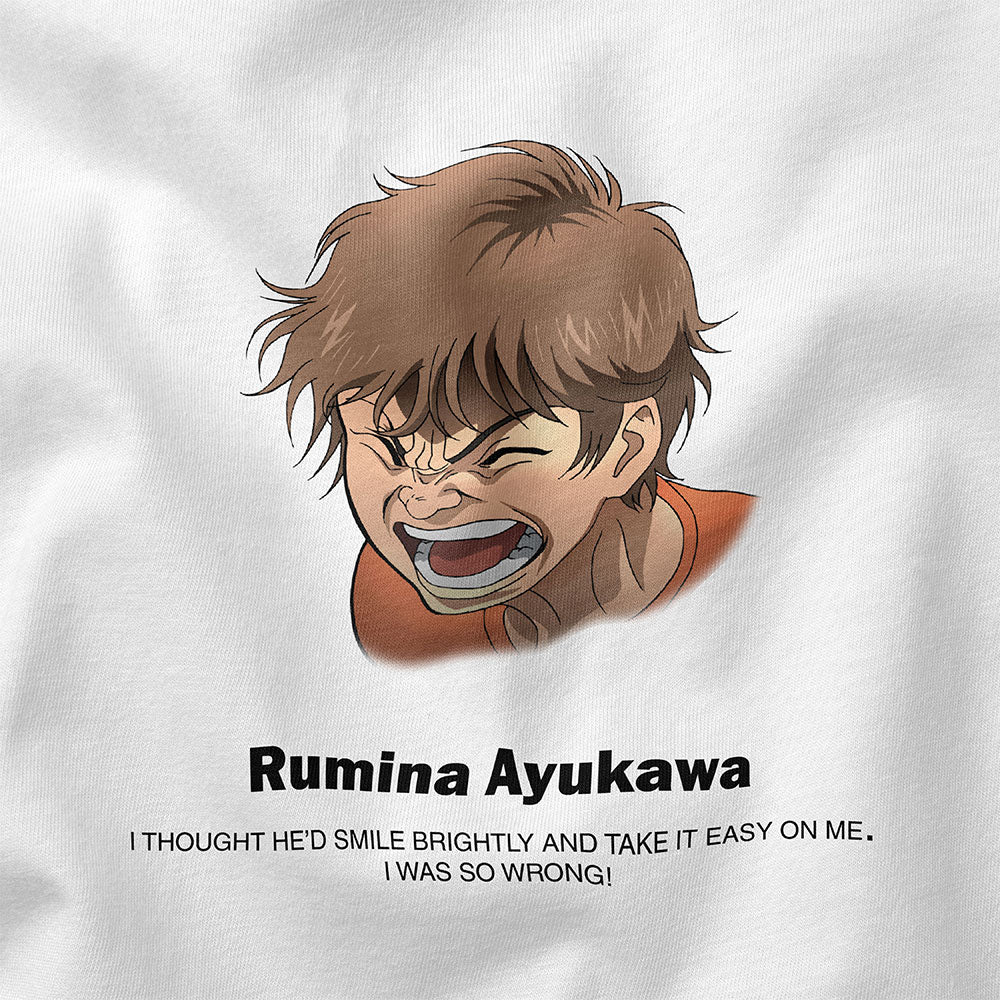 Baki Hanma Rumina Ayukawa T-Shirt | Yūjin Japanese Anime Streetwear Clothing