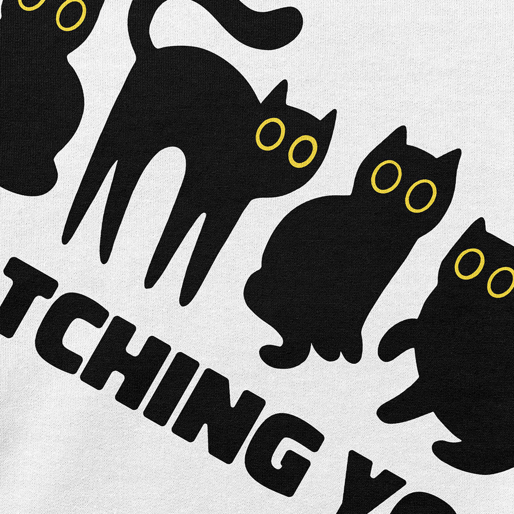 Watching You Cat Sweatshirt | Yūjin Japanese Anime Streetwear Clothing