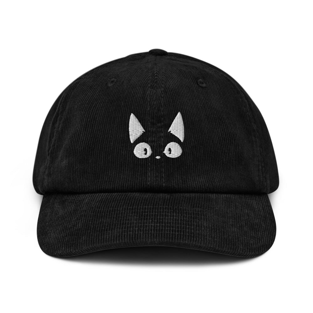 Amazed Cat Corduroy Hat | Yūjin Japanese Anime Streetwear Clothing