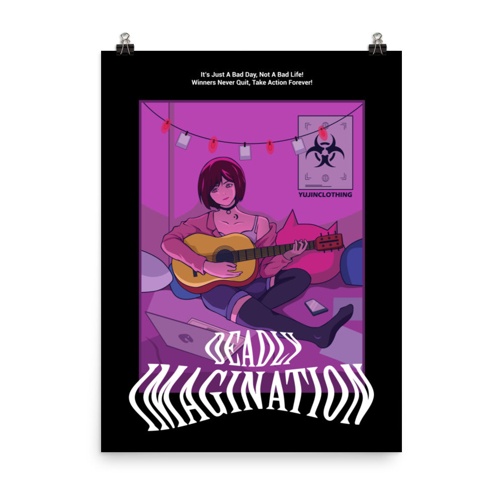 Deadly Imagination Poster | Yūjin Japanese Anime Streetwear Clothing