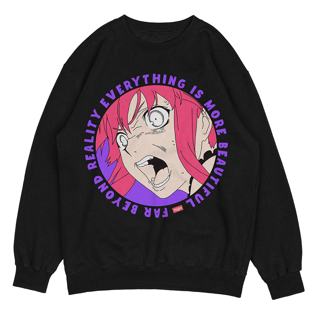 Far Beyond Sweatshirt | Yūjin Japanese Anime Streetwear Clothing