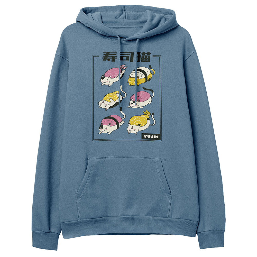 Sushi Cats Hoodie | Yūjin Japanese Anime Streetwear Clothing