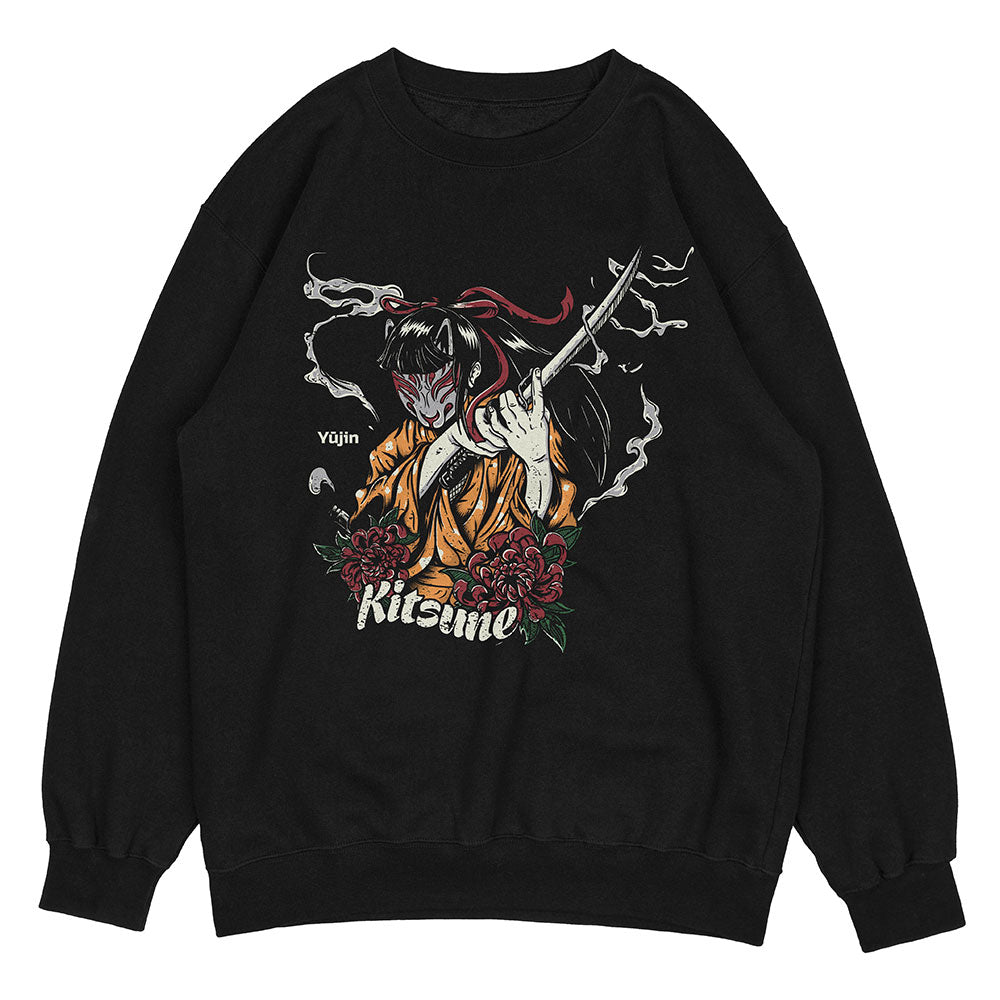 Kitsune Sweatshirt | Yūjin Japanese Anime Streetwear Clothing