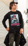 Galaxy Warrior Long Sleeve T-Shirt | Yūjin Japanese Anime Streetwear