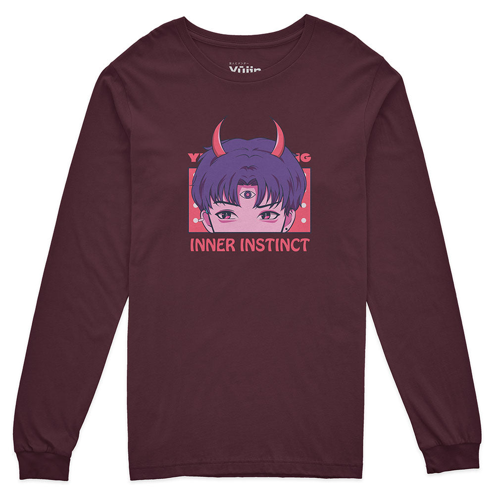 Inner Instinct Long Sleeve T-Shirt | Yūjin Japanese Anime Streetwear Clothing