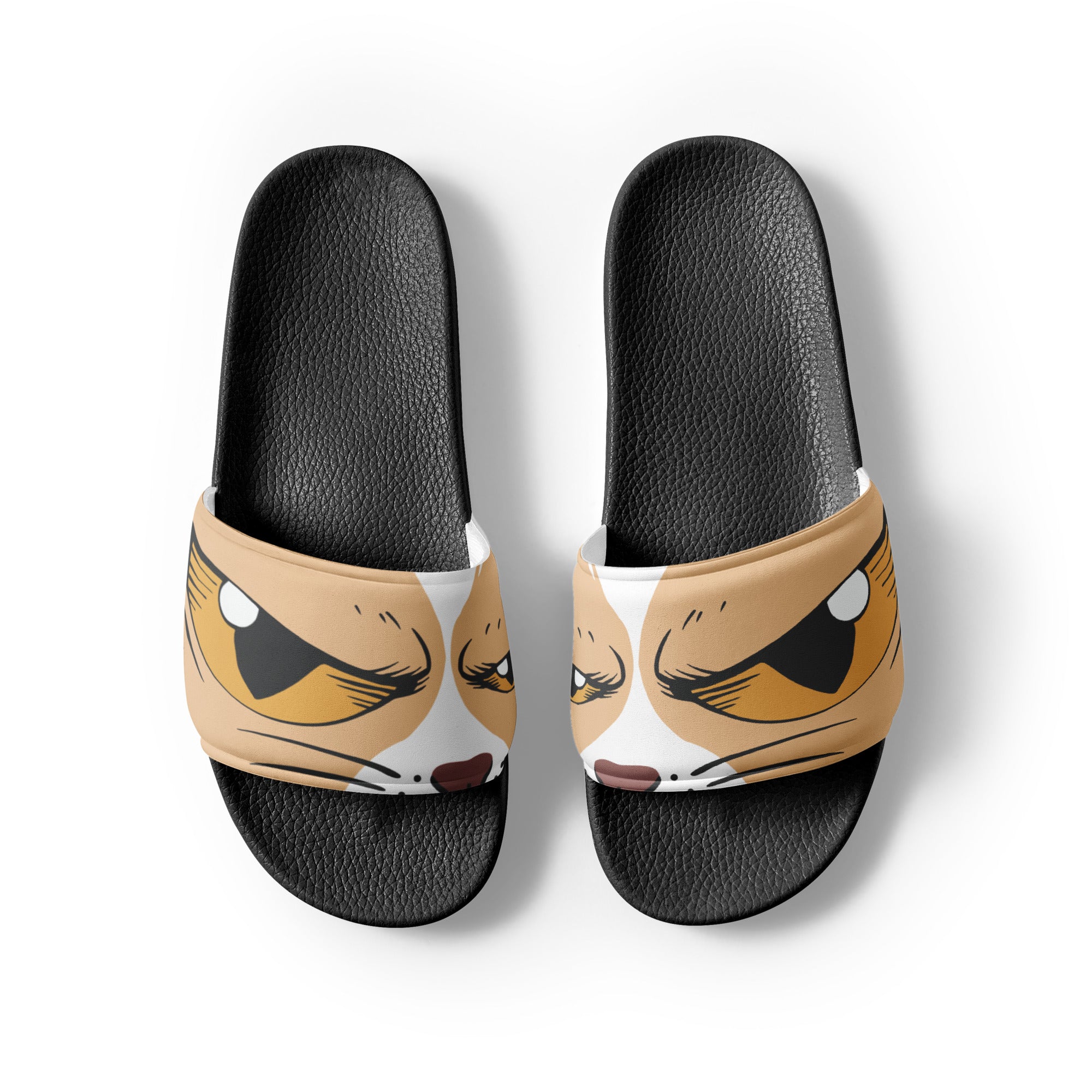 Scary Cat Eyes Slides | Yūjin Japanese Anime Streetwear Clothing
