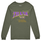 Thank You Long Sleeve T-Shirt