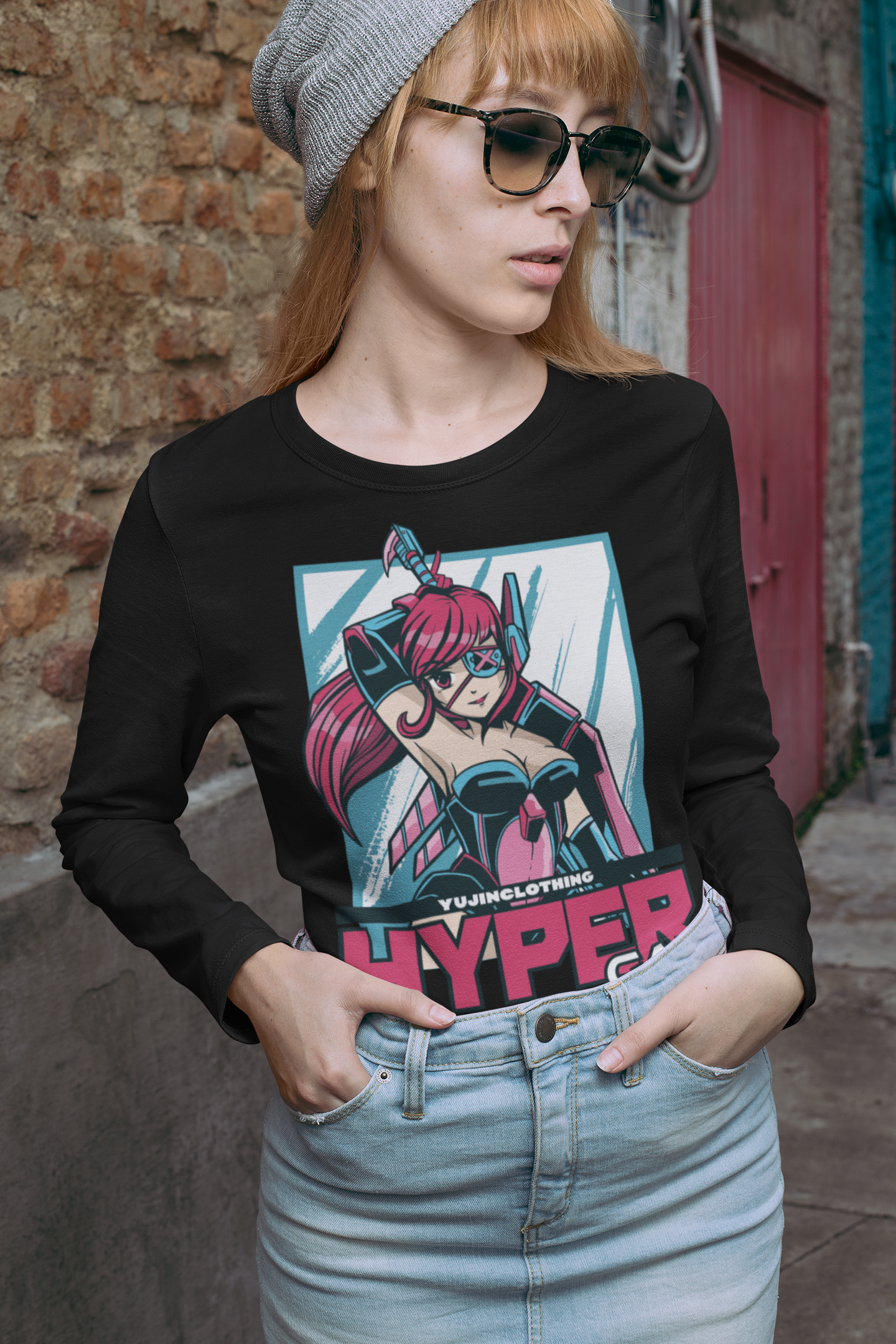 Galaxy Warrior Long Sleeve T-Shirt | Yūjin Japanese Anime Streetwear