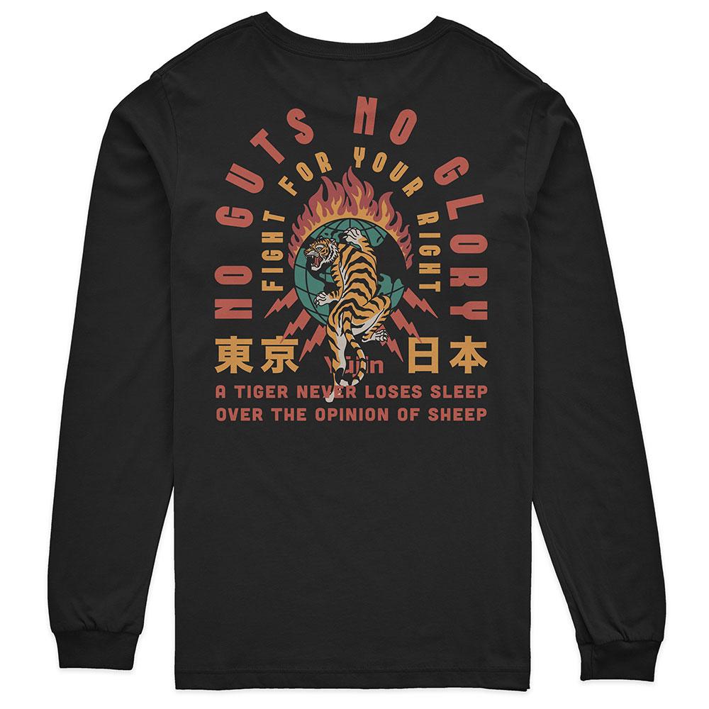 No Guts Long Sleeve T-Shirt | Yūjin Japanese Anime Streetwear Clothing