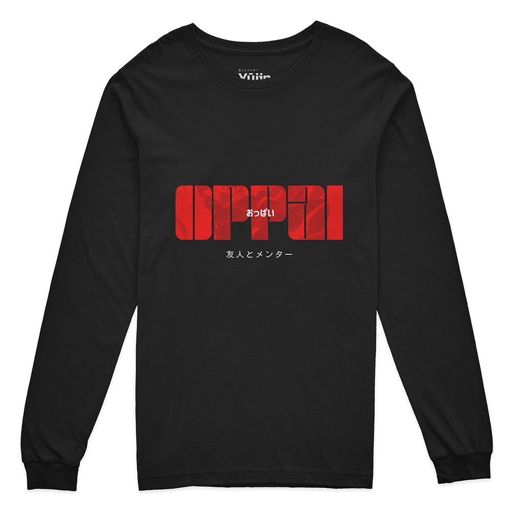 Oppai Long Sleeve T-Shirt | Yūjin Japanese Anime Streetwear